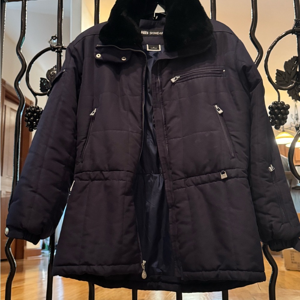Nils Navy Blue Ski Jacket
